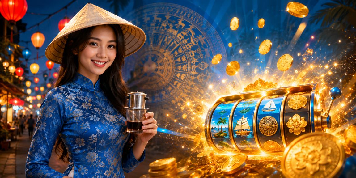 Người chơi tại Hà Nội trải nghiệm slot game VIP trên điện thoại bên ly cà phê buổi sáng